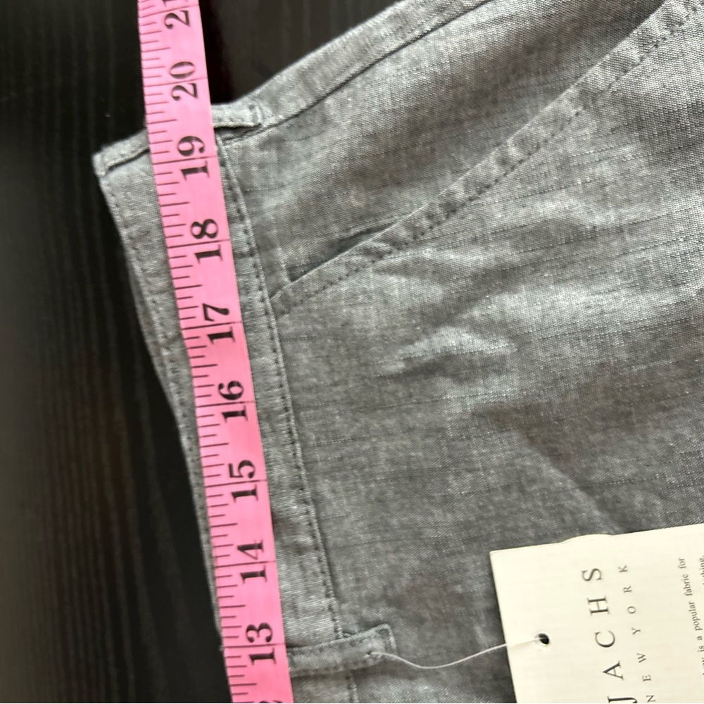 Jachs Bleecker Short Gray Chambray Chino size 38 - Picture 7 of 9